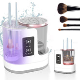 Rechargeable 3-in-1 Makeup Brush Cleaner & Dryer - 60-Second Deep Clean, Disinfect & Dry| Breakout-Free Skin, Zero Scrubbing
