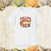 Follow the Sun Autumn Vibes Shirt, Cozy Fall Tee, Pumpkin Season Apparel