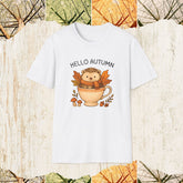 Hello Autumn Cozy Fall Shirt, Pumpkin Season Tee, Autumn Aesthetic Apparel
