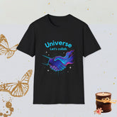 Universe Let’s Collab Manifestation Shirt, Spiritual Humor Tee, Cosmic Aesthetic Apparel