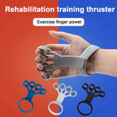 Silicone Finger Stretcher - Hand Grip Strengthener for Arthritis Pain Relief & Rehabilitation