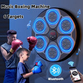 Music Boxing Machine with RGB Lights – Bluetooth, Speed Adjustable, Adult & Fitness Mode for Home Workouts