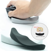 Gliding Silicone Mouse Wrist Rest - Left & Right-Hand Ergonomic Wrist Support Pad for Pain-Free Typing & Gaming