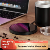 Smart Cup Warmer - Intelligent Constant Temperature Heating Coaster with Touch Control & Sleek Design Keep Coffee, Tea & Milk Warm at Home or Office