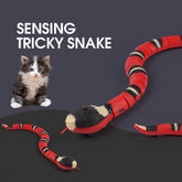 Self-Moving Electronic Cat Teaser - Intelligent Snake Toy for Cats & Small Dogs with Smart Sensing