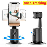 360° AI Auto Face Tracking Phone Holder - Gesture-Controlled Gimbal for Hands-Free Vlogging, Live Streaming & Content Creation - No App Needed