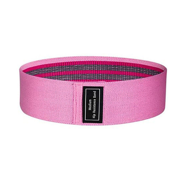Hip Resistance Band for Squats & Yoga – Latex & Polyester Tension Ring for Home Workout & Muscle Toning