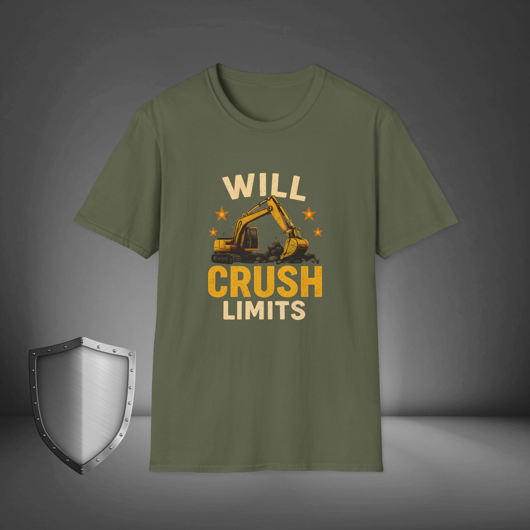 Will Crush Limits Gym Shirt, Fitness Grind Tee, Athlete Mindset Streetwear