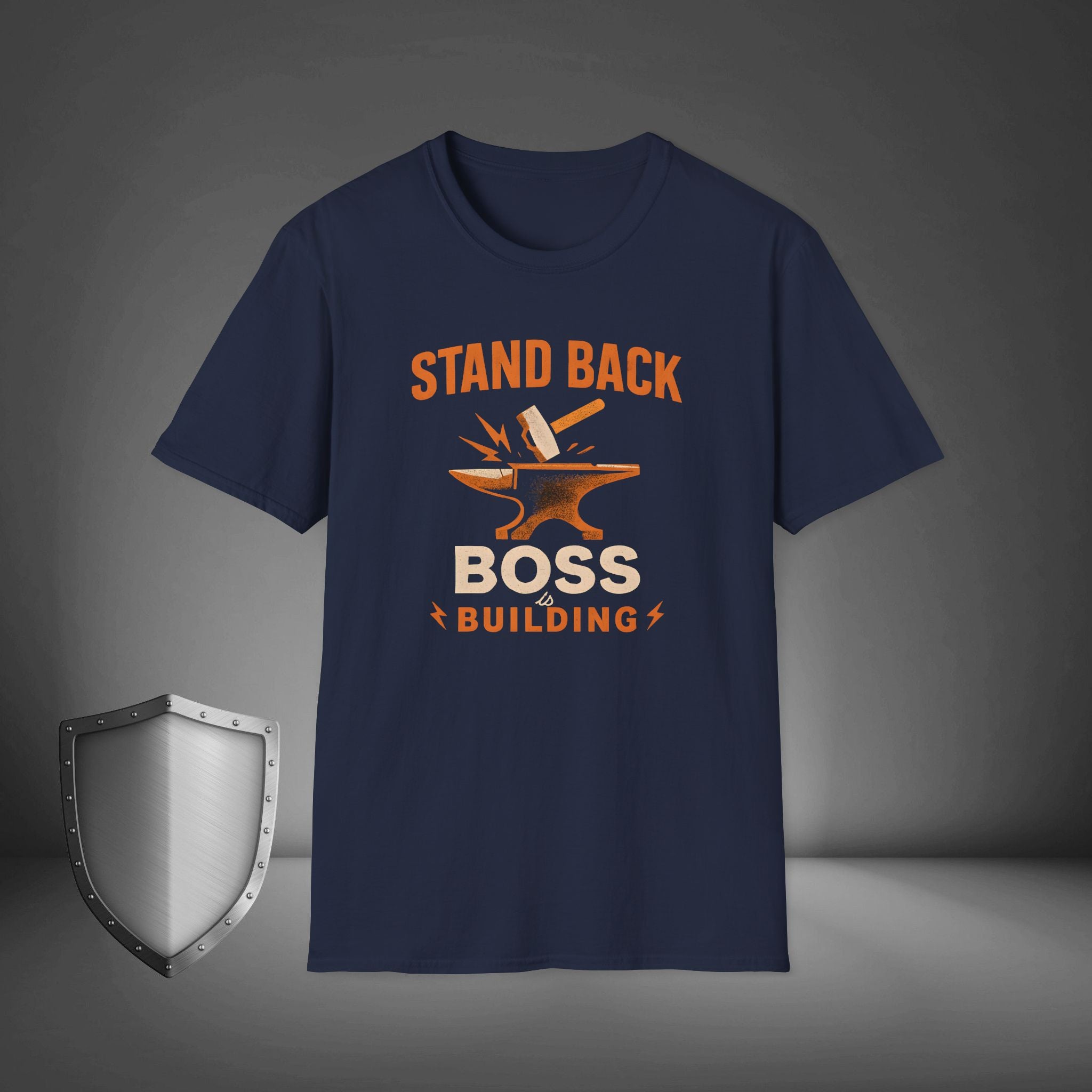 Stand Back Boss Is Building Entrepreneur Hustle Shirt, Business Mindset Tee, Startup Grind Apparel