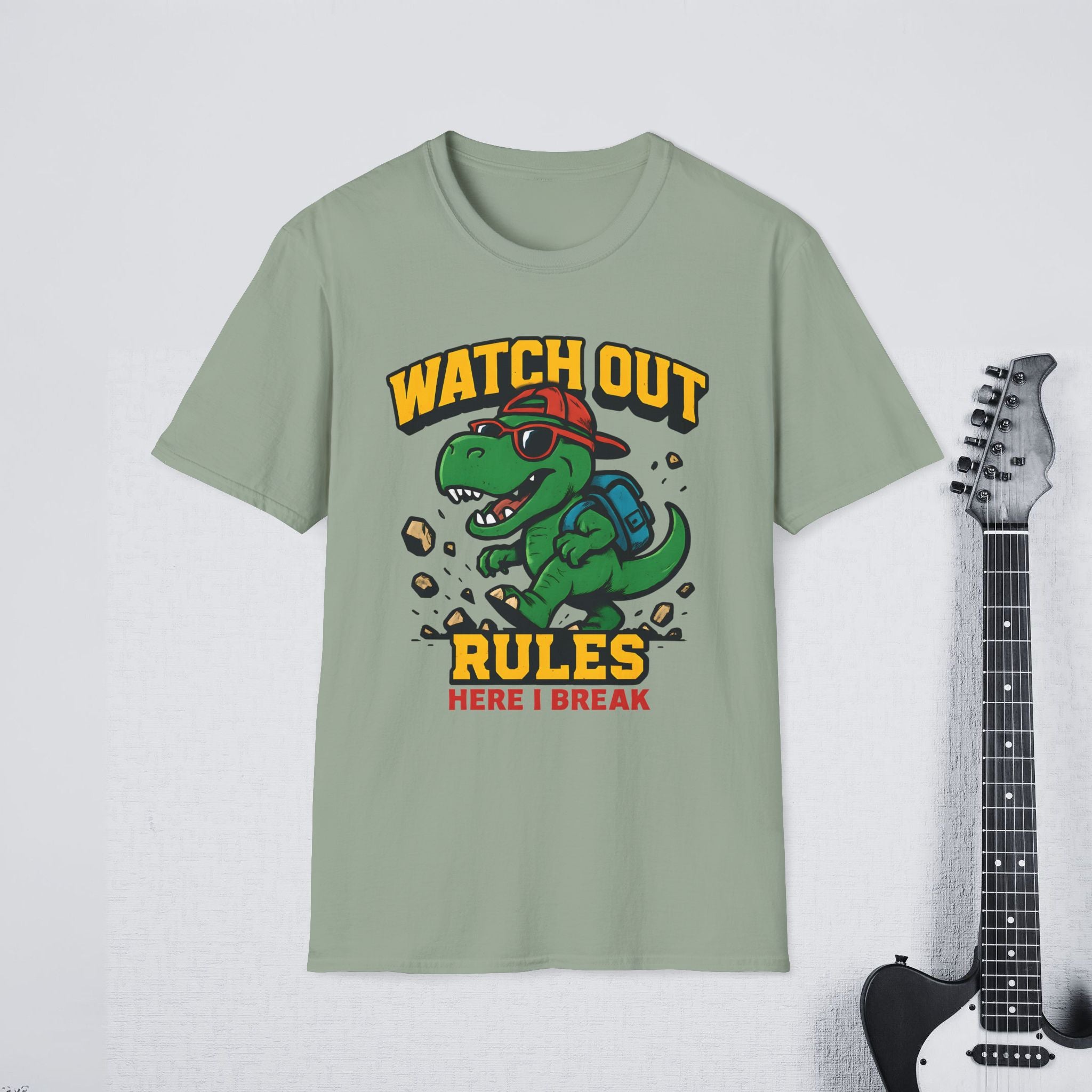 Watch Out Rule Here I Break Rebel Streetwear Shirt, Rule Breaker Tee, Savage Mindset Apparel