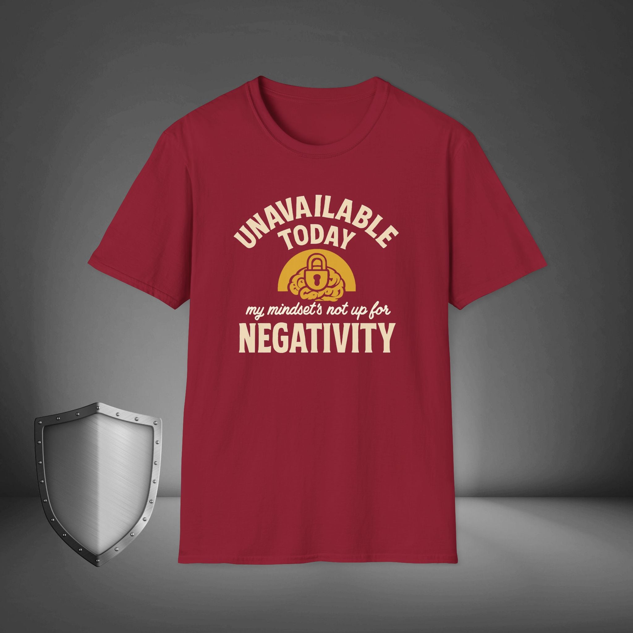 Unavailable Today No Negativity Mindset Shirt, Self-Care Introvert Tee, Positive Energy Shirt