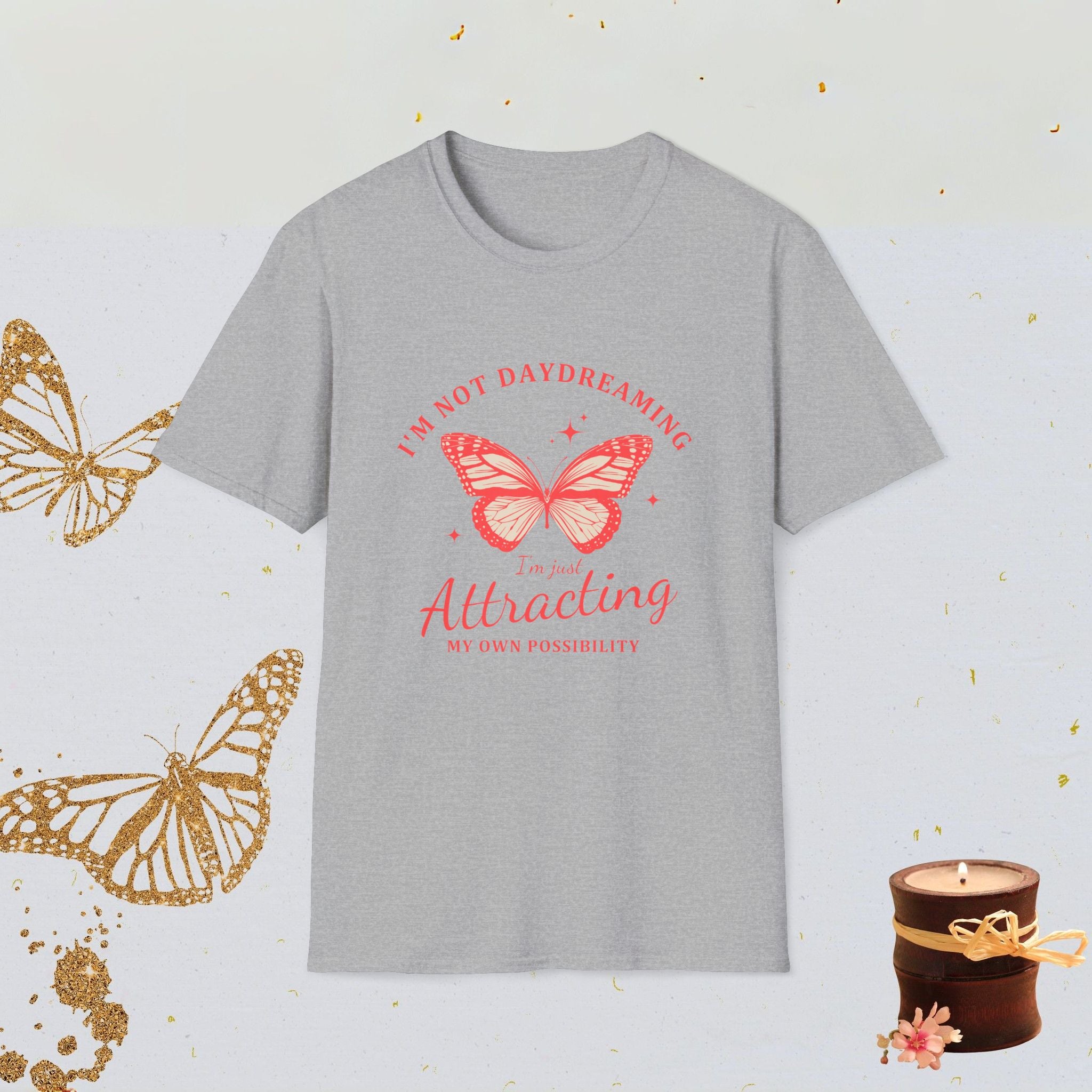 I’m Not Daydreaming I’m Attracting My Own Possibility Manifestation Shirt, Spiritual Mindset Tee, Cosmic Aesthetic Apparel