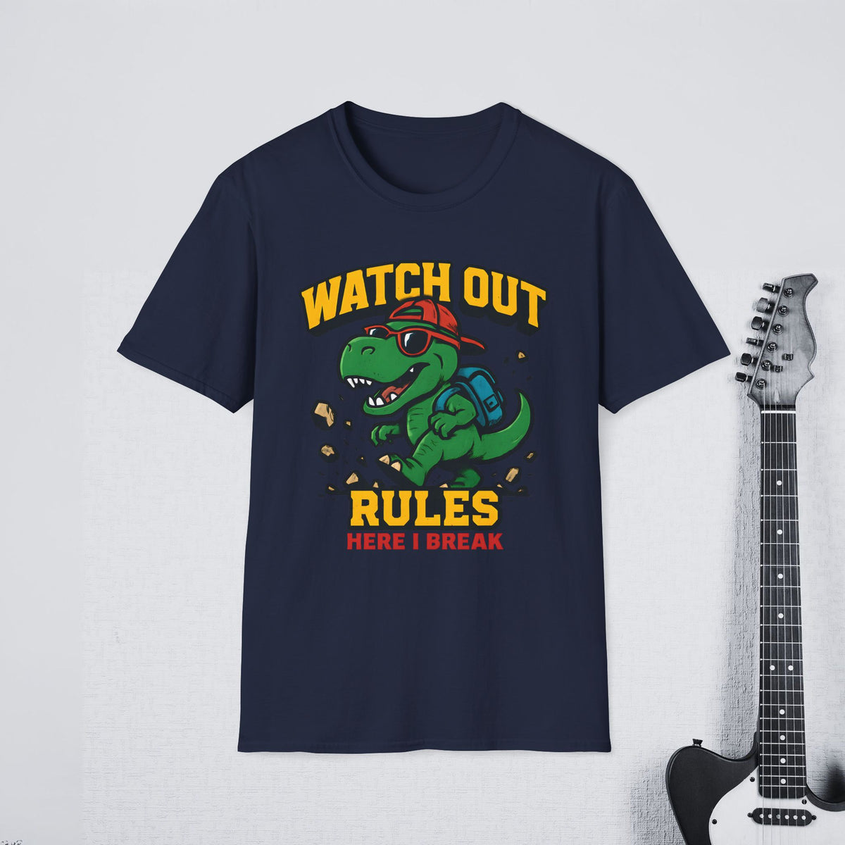Watch Out Rule Here I Break Rebel Streetwear Shirt, Rule Breaker Tee, Savage Mindset Apparel