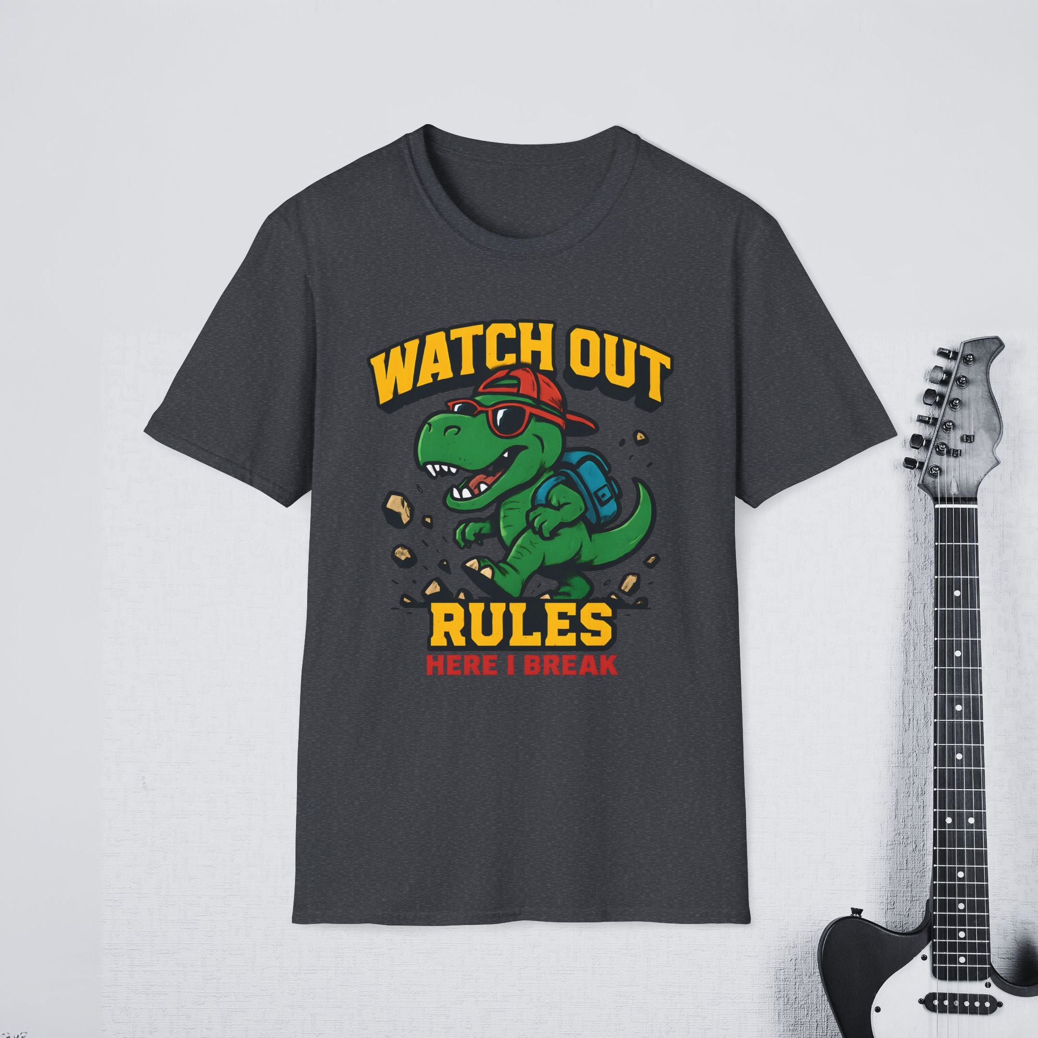 Watch Out Rule Here I Break Rebel Streetwear Shirt, Rule Breaker Tee, Savage Mindset Apparel