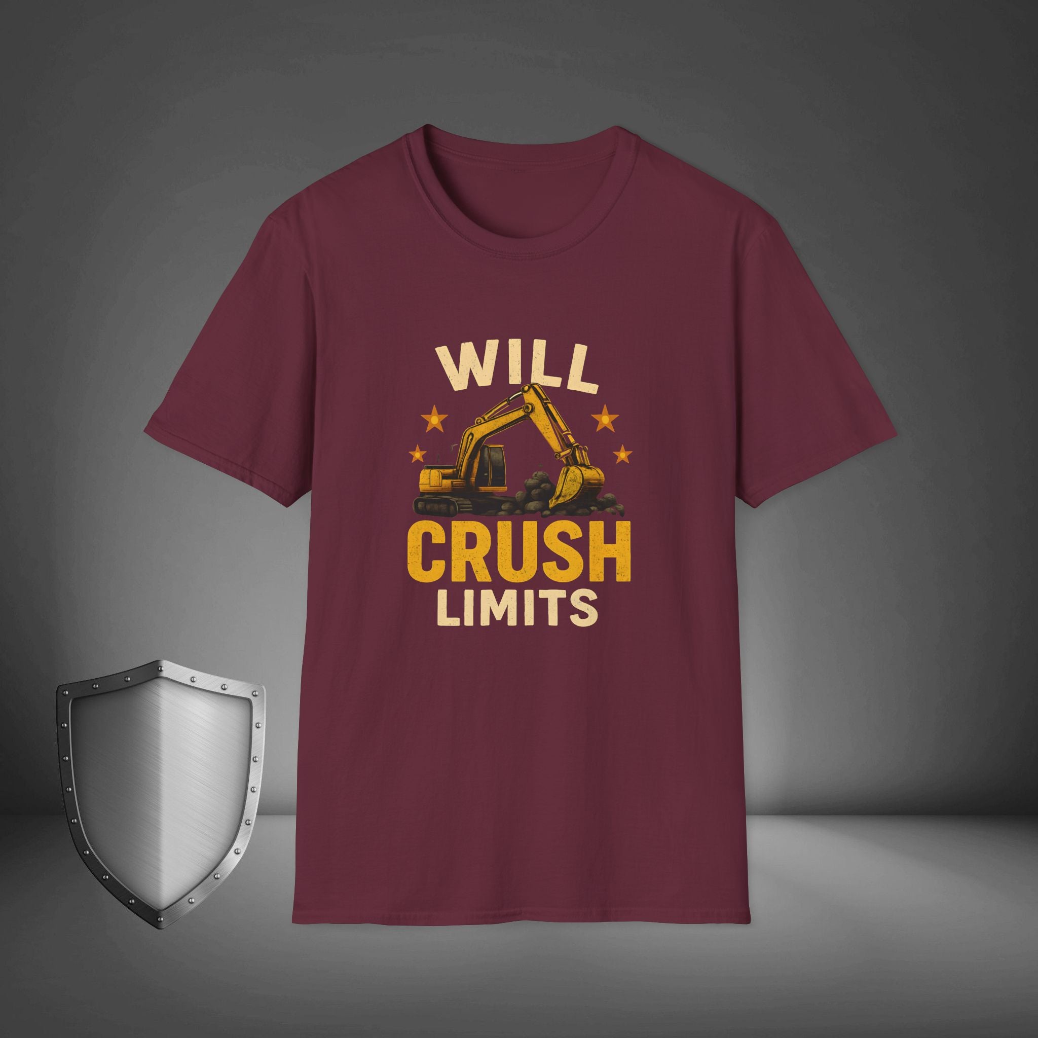 Will Crush Limits Gym Shirt, Fitness Grind Tee, Athlete Mindset Streetwear