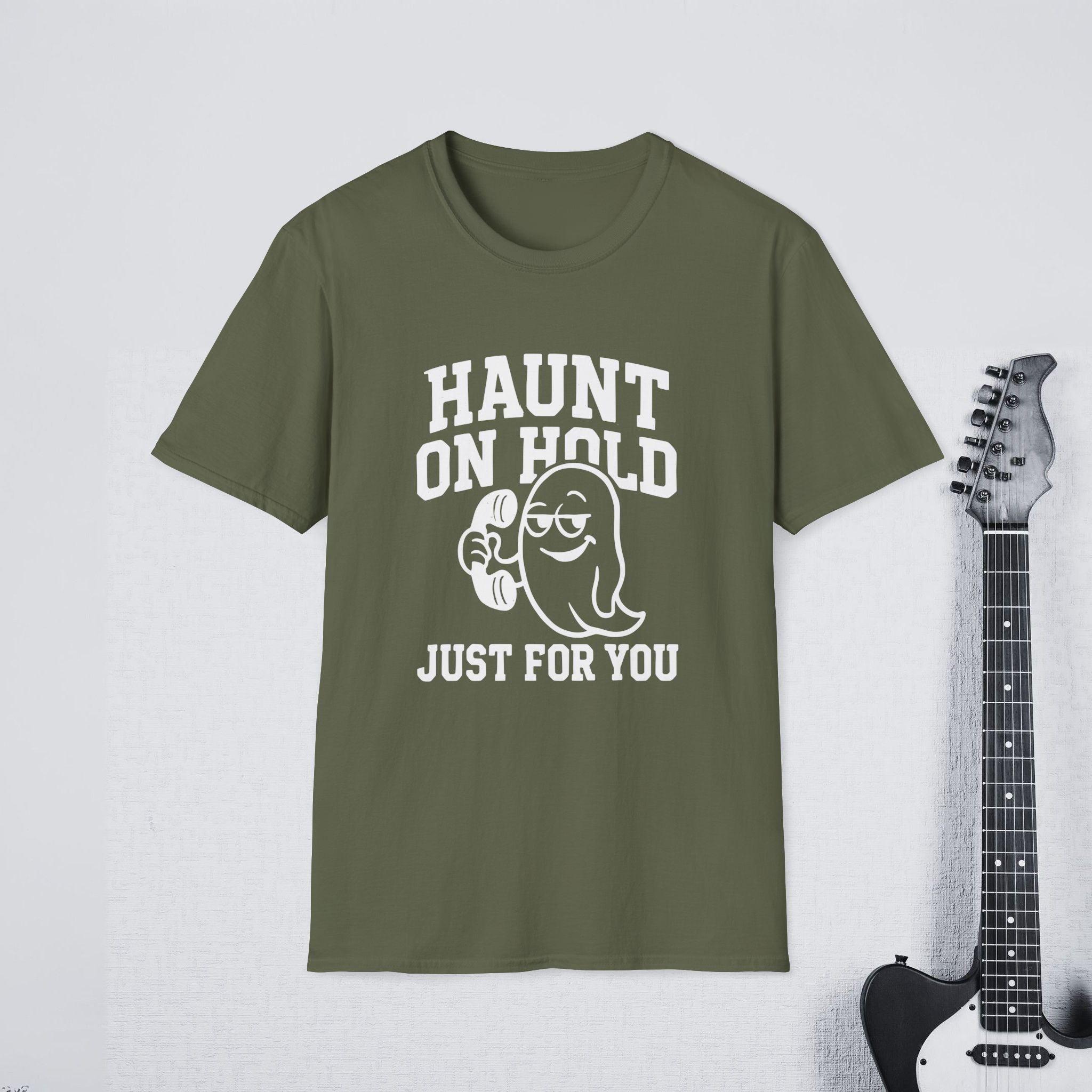 Haunt on Hold Just for You Gothic Romance Shirt, Dark Aesthetic Streetwear Tee, Mysterious Love Apparel