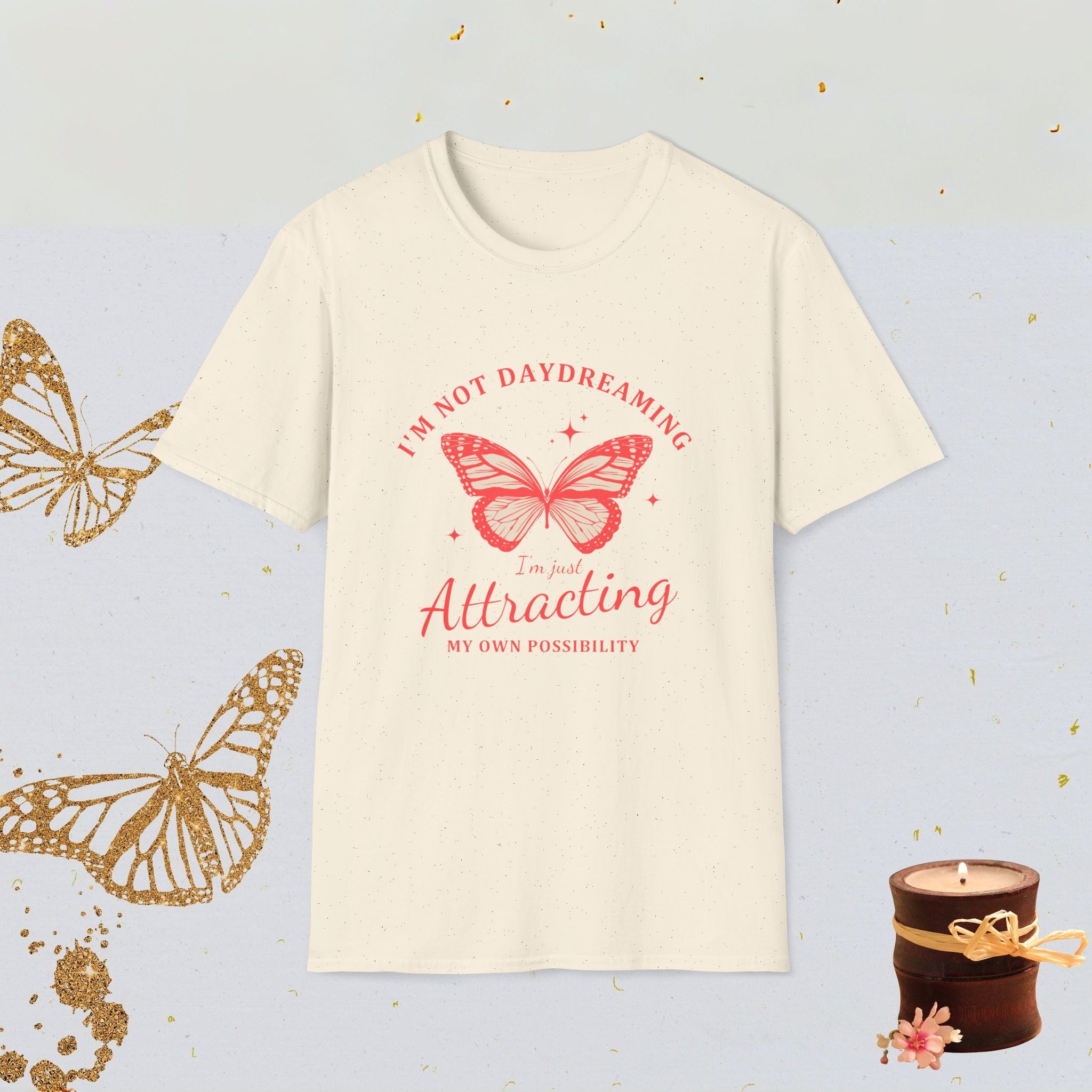 I’m Not Daydreaming I’m Attracting My Own Possibility Manifestation Shirt, Spiritual Mindset Tee, Cosmic Aesthetic Apparel