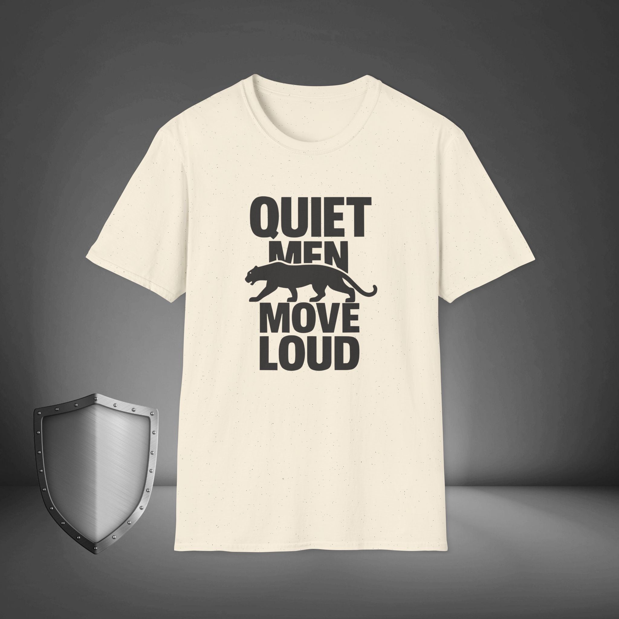 Quiet Men Move Loud Introvert Shirt, Hustle Culture Tee, Bold Mindset Shirt