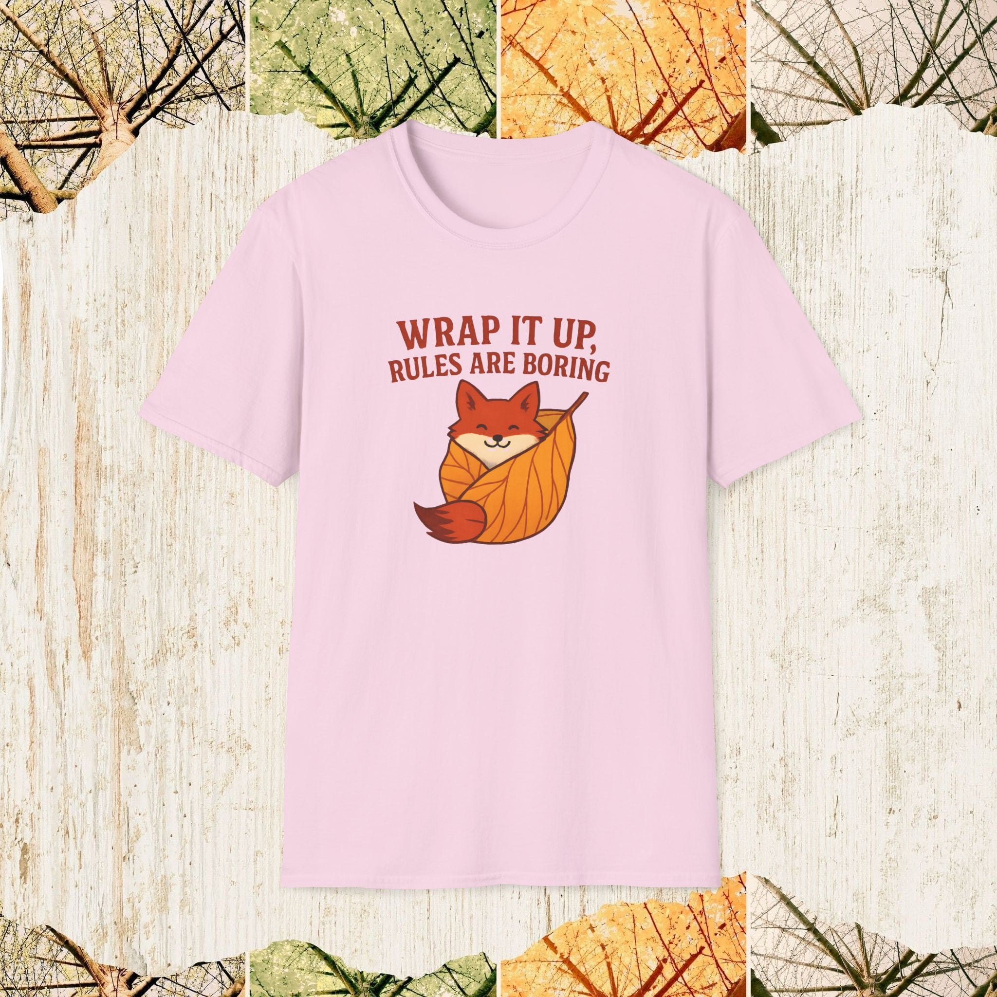 Wrap It Up Rules Are Boring Funny Rebel Shirt, Sarcastic Humor Tee, Streetwear Statement Apparel