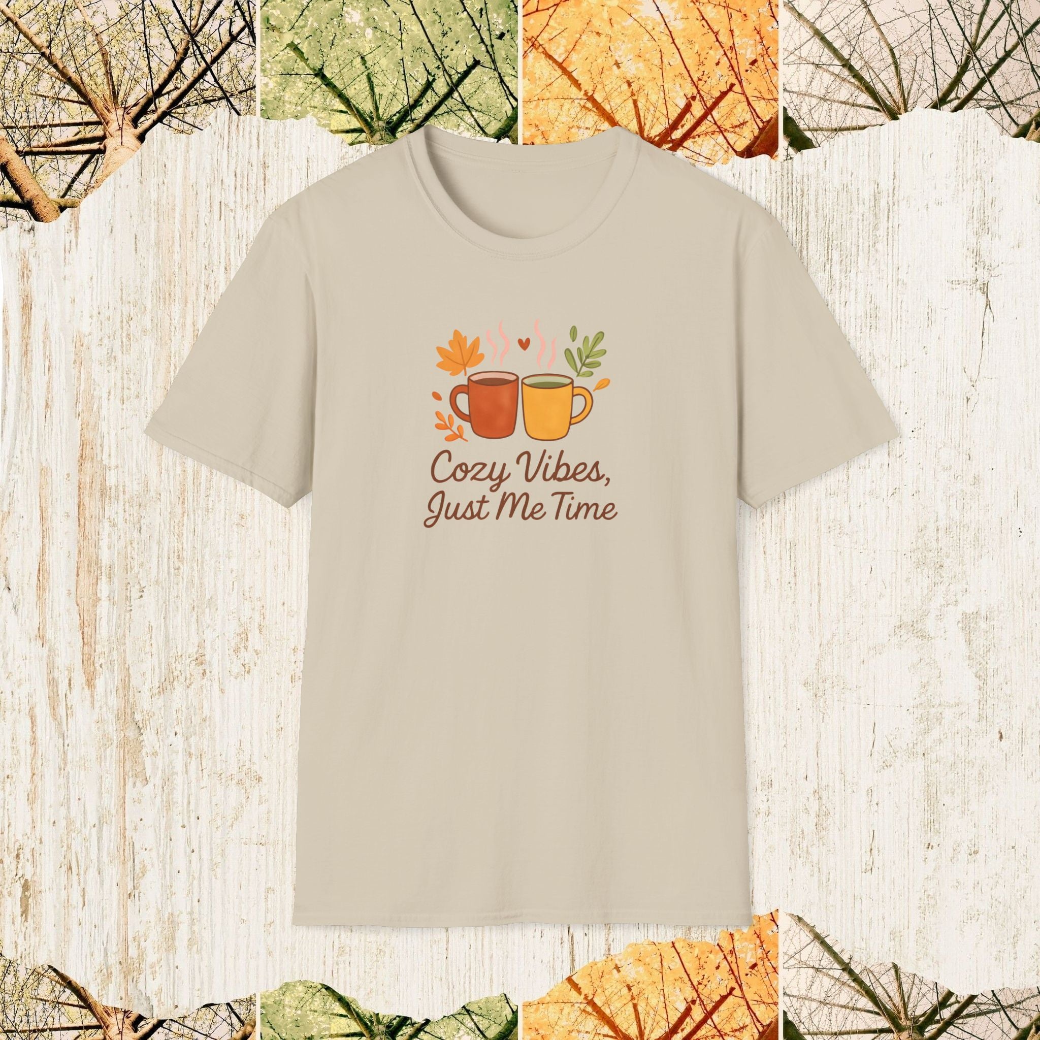 Cosy Vibes Just Me Time Self-Care Shirt, Autumn Comfort Tee, Introvert Relaxation Apparel