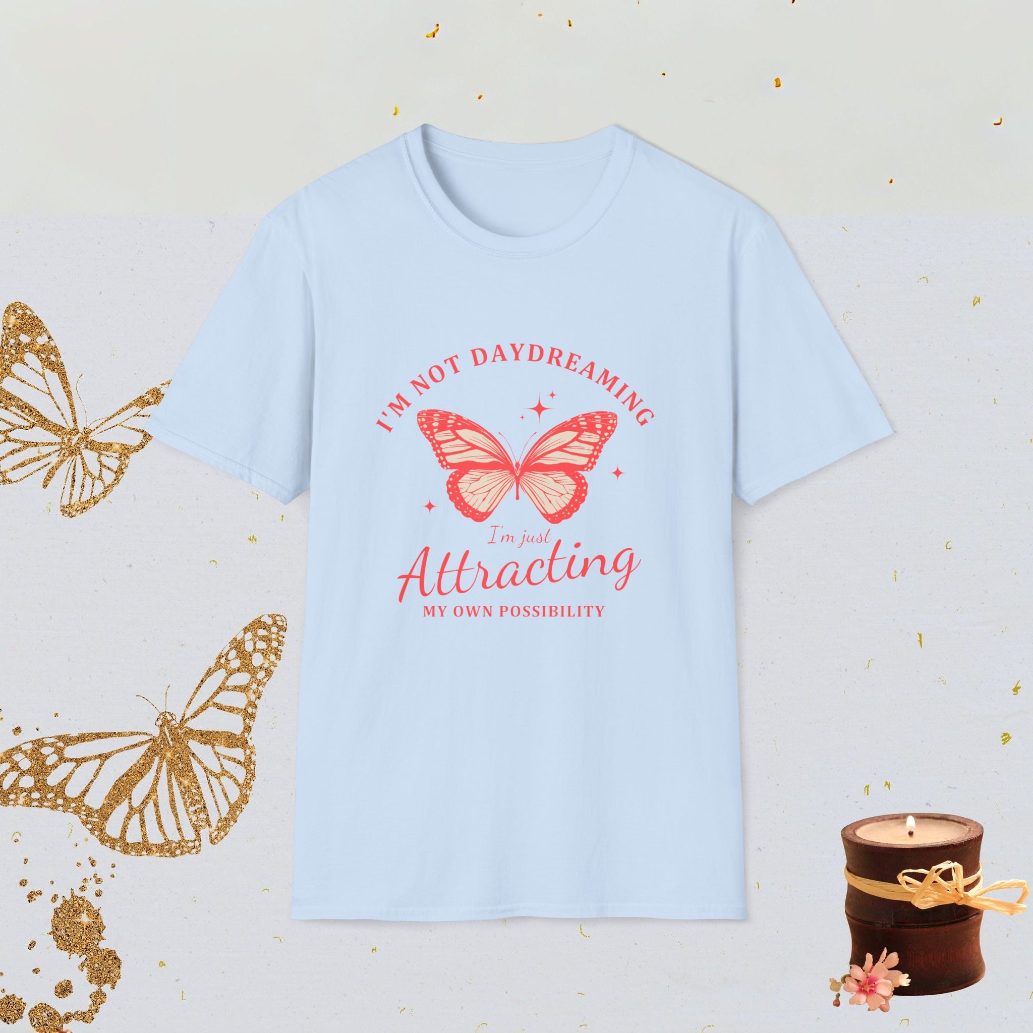 I’m Not Daydreaming I’m Attracting My Own Possibility Manifestation Shirt, Spiritual Mindset Tee, Cosmic Aesthetic Apparel