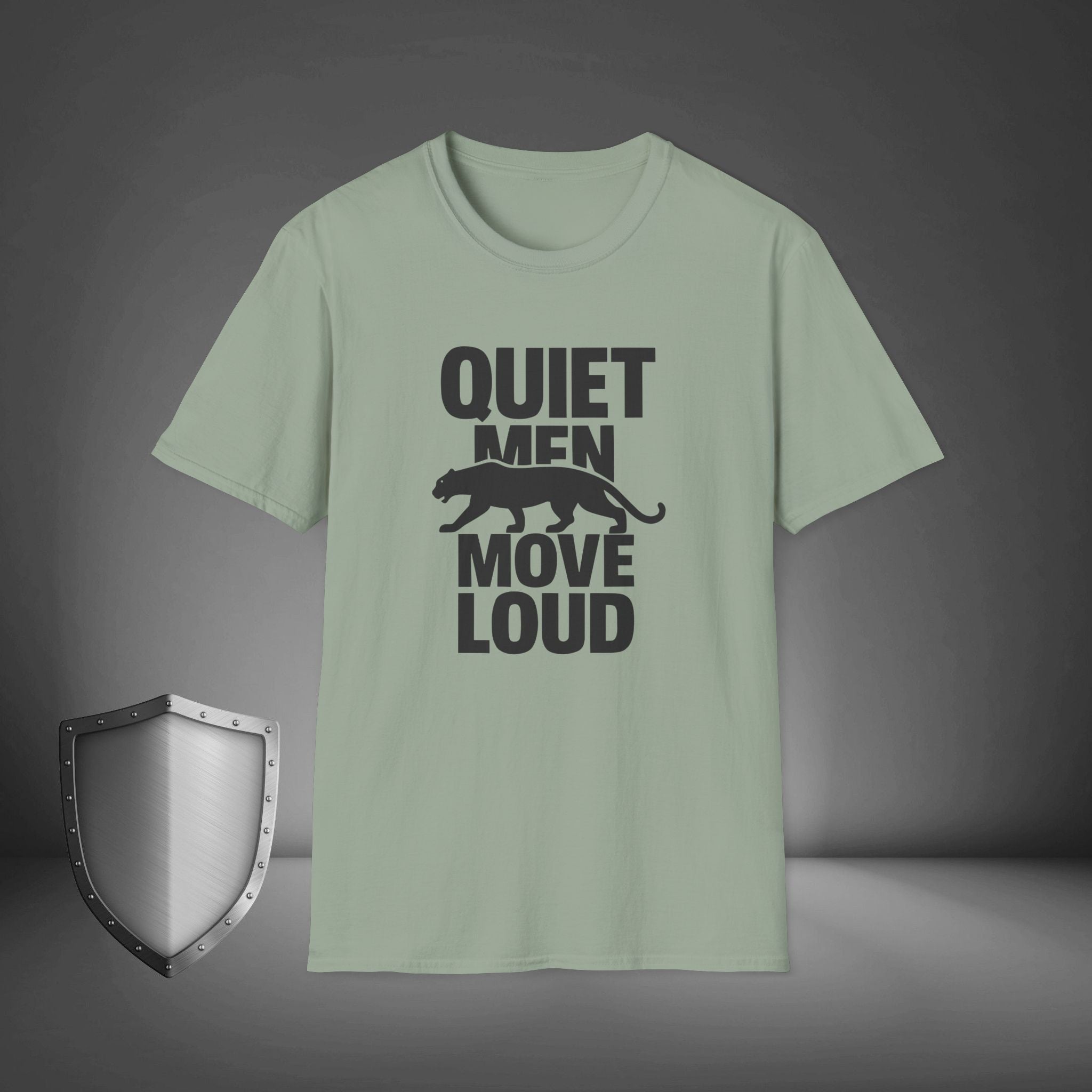 Quiet Men Move Loud Introvert Shirt, Hustle Culture Tee, Bold Mindset Shirt
