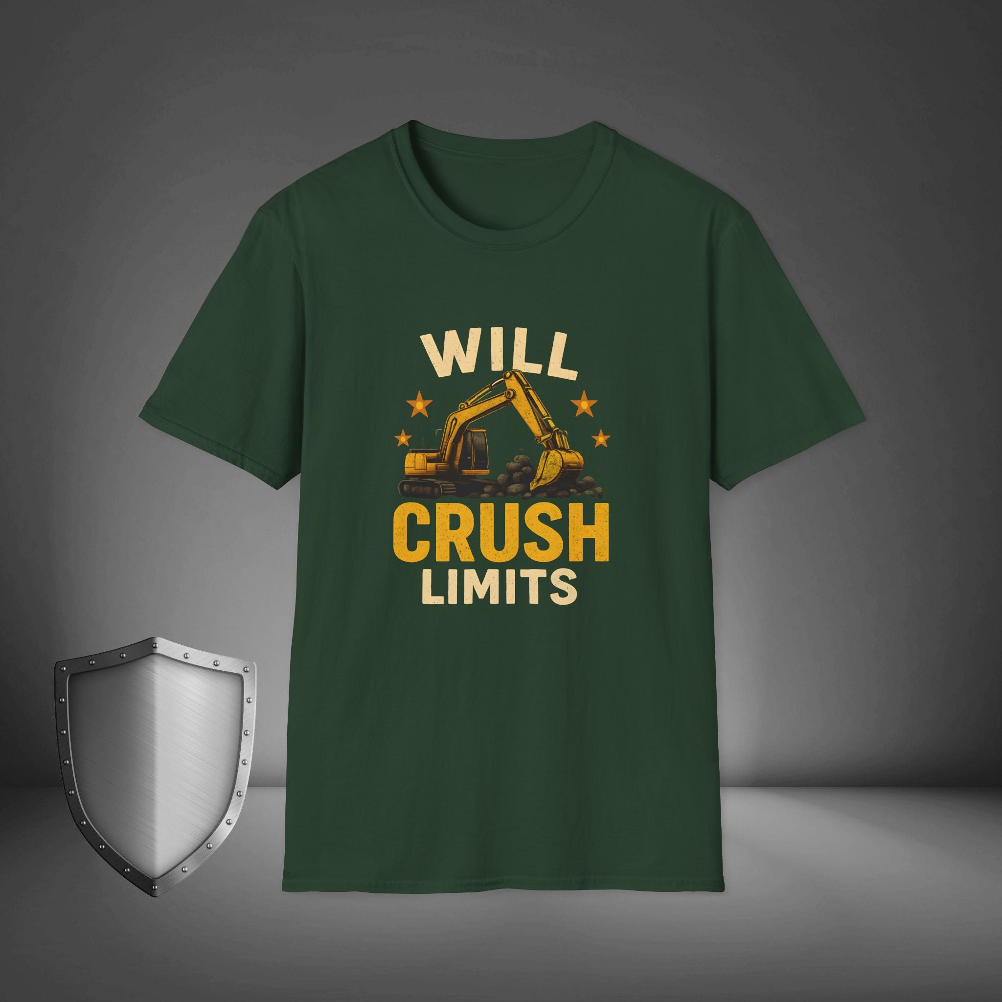 Will Crush Limits Gym Shirt, Fitness Grind Tee, Athlete Mindset Streetwear