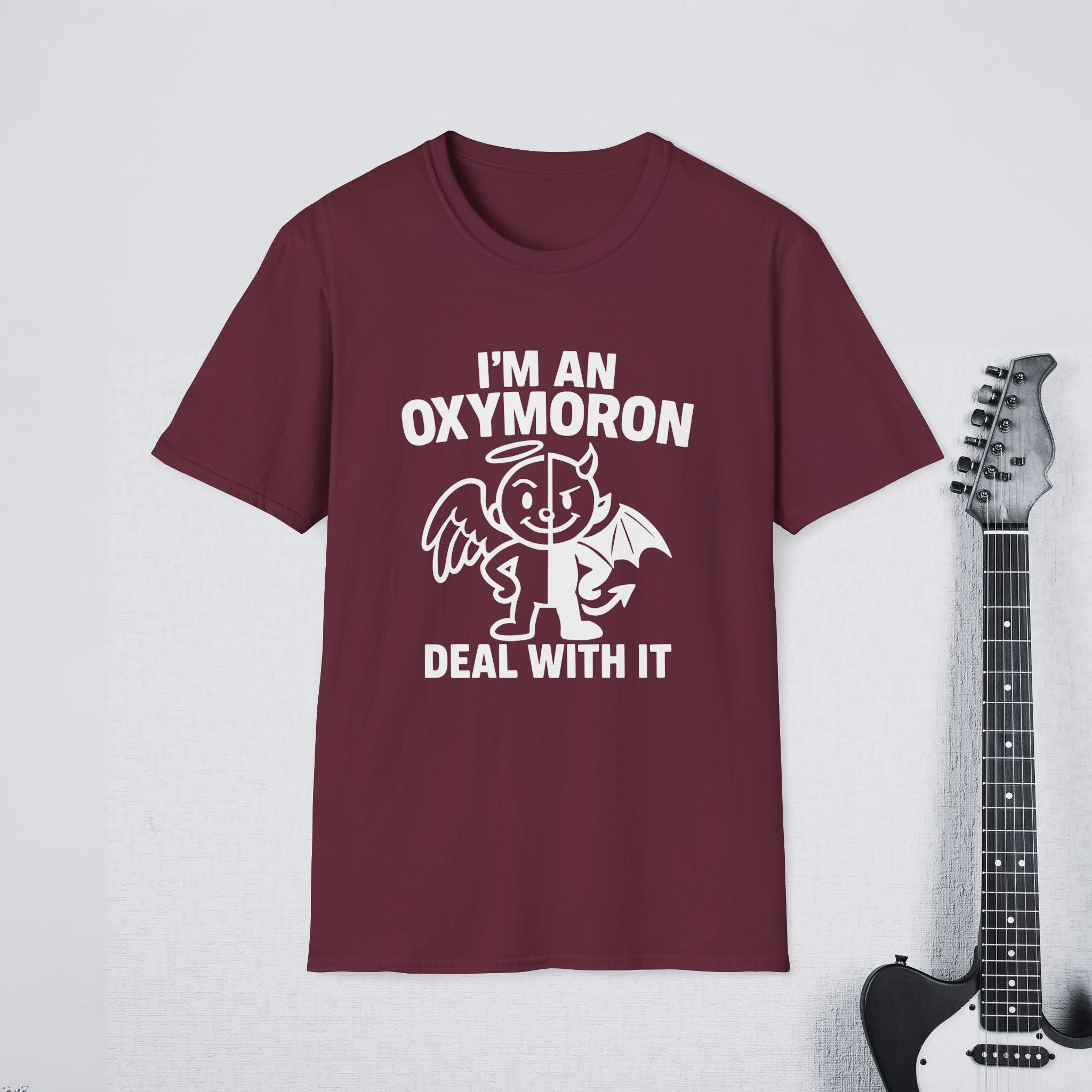 I’m an Oxymoron Deal With It Funny Sarcastic Shirt, Clever Humor Tee, Bold Personality Apparel