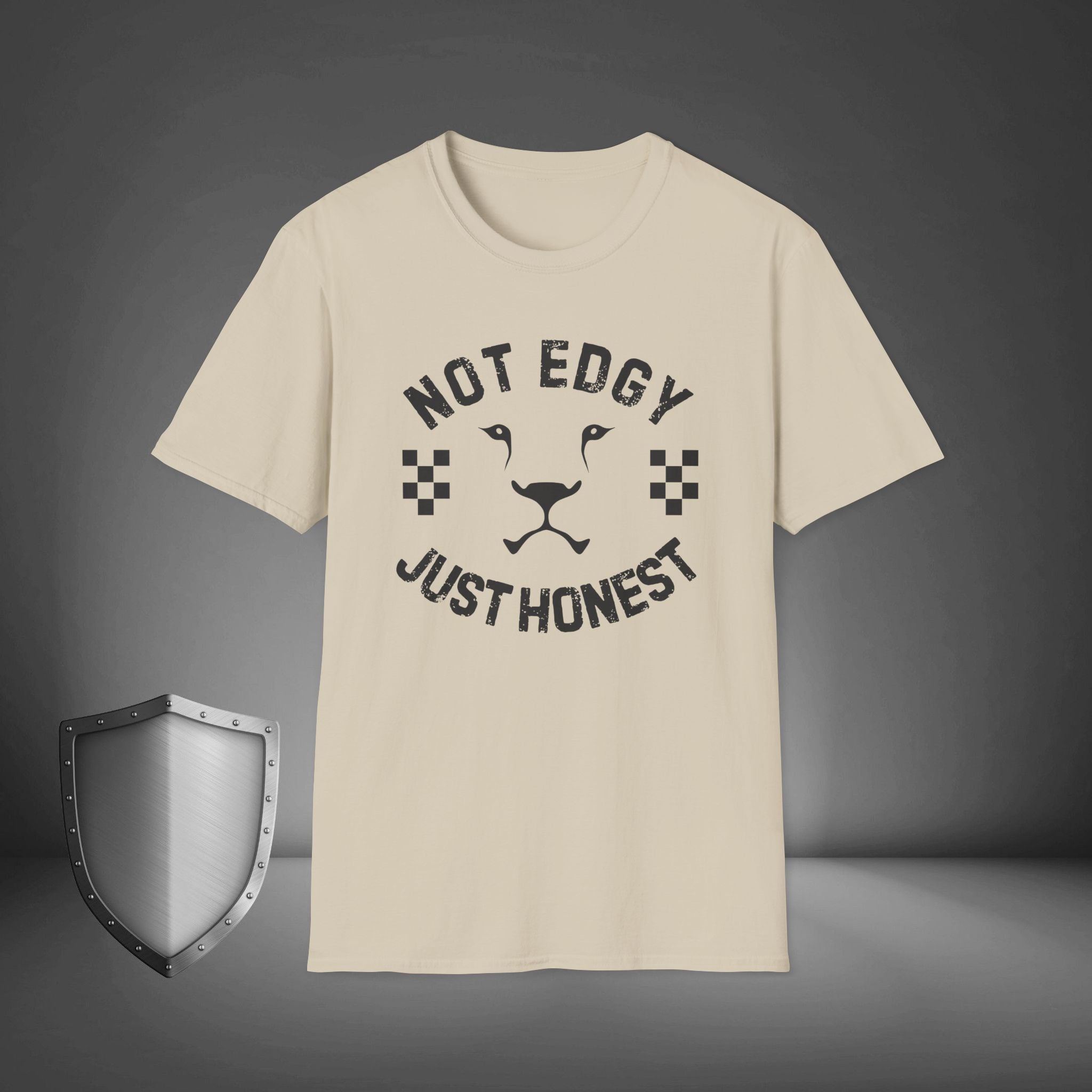 Not Edgy Just Honest Minimalist Streetwear Shirt, Bold Personality Tee, Truth Over Trends Shirt