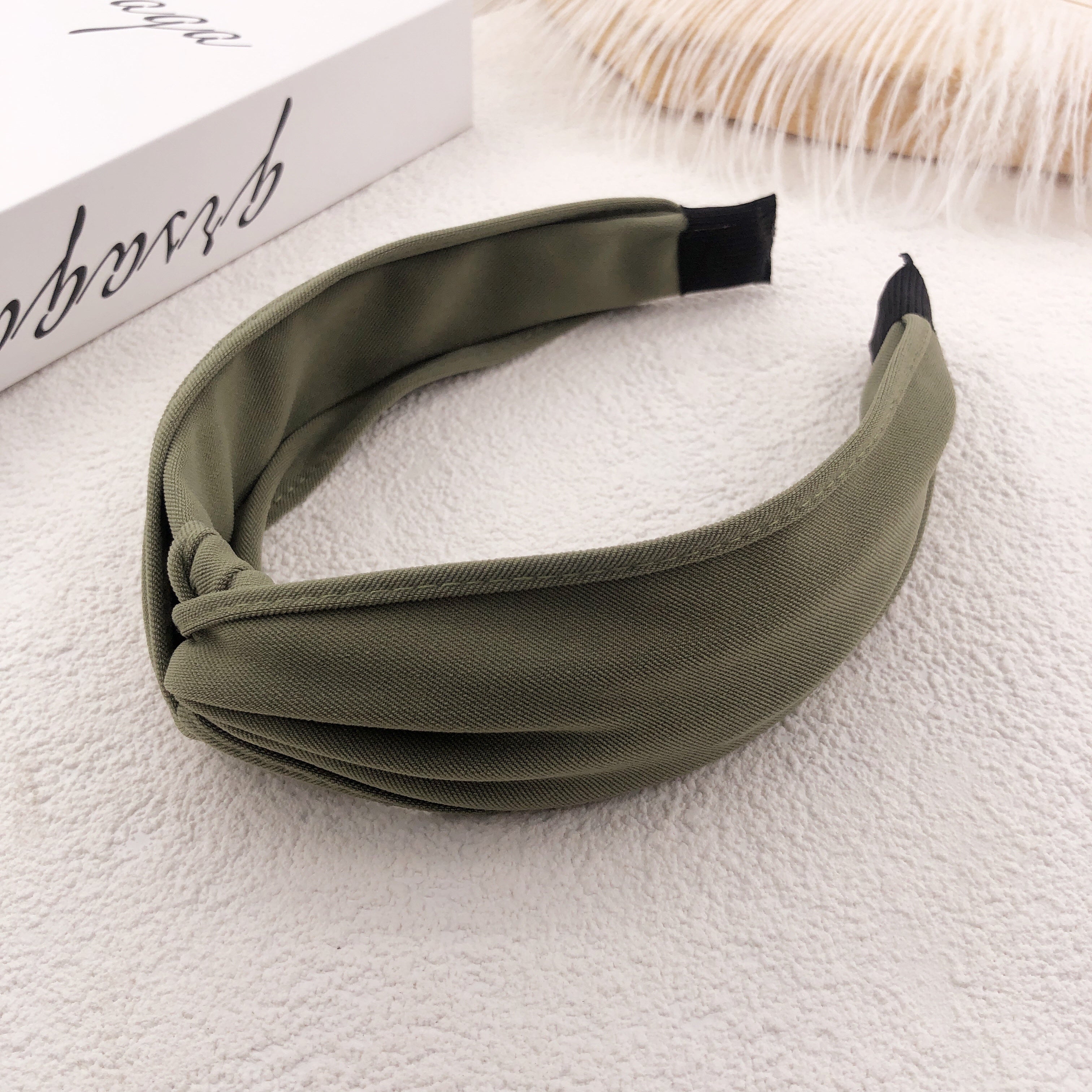 Suede Floral Hair Hoop – Soft, Colorful Headband for Everyday Styling and Occasions