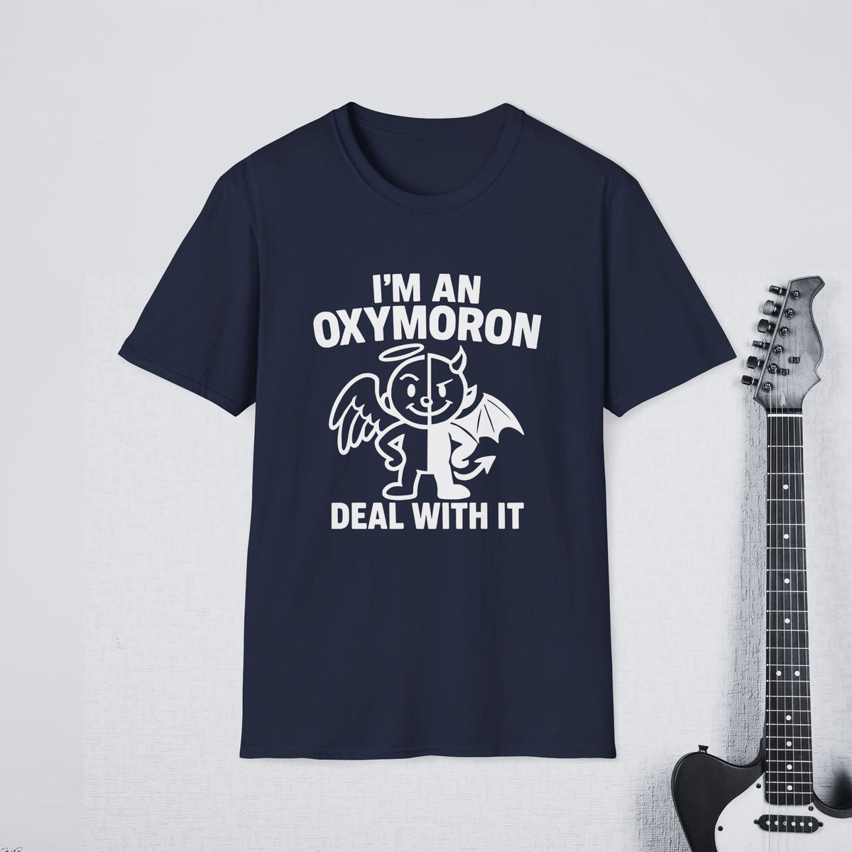 I’m an Oxymoron Deal With It Funny Sarcastic Shirt, Clever Humor Tee, Bold Personality Apparel