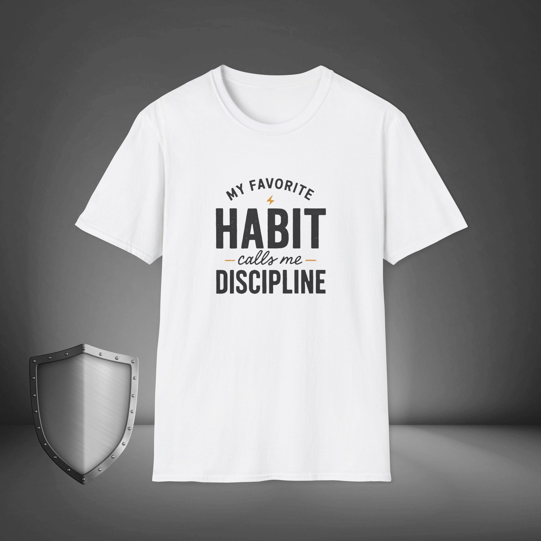 My Favorite Habit Calls Me Discipline Motivational Gym Shirt, Hustle Mindset Tee, Streetwear Confidence Apparel