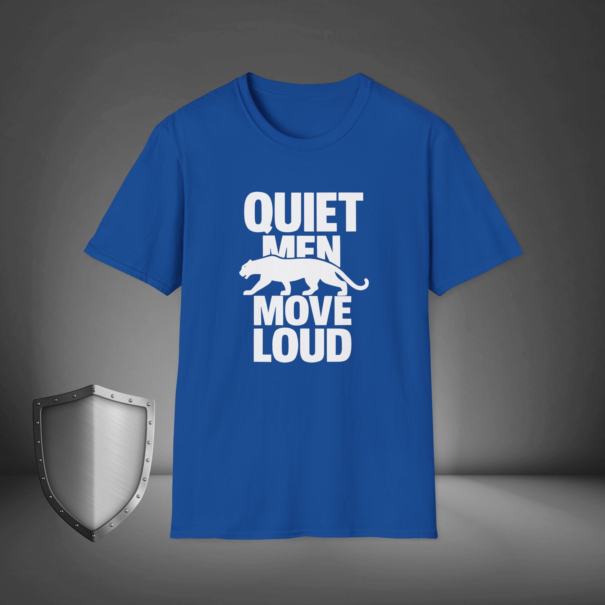 Quiet Men Move Loud Introvert Shirt, Hustle Culture Tee, Bold Mindset Shirt