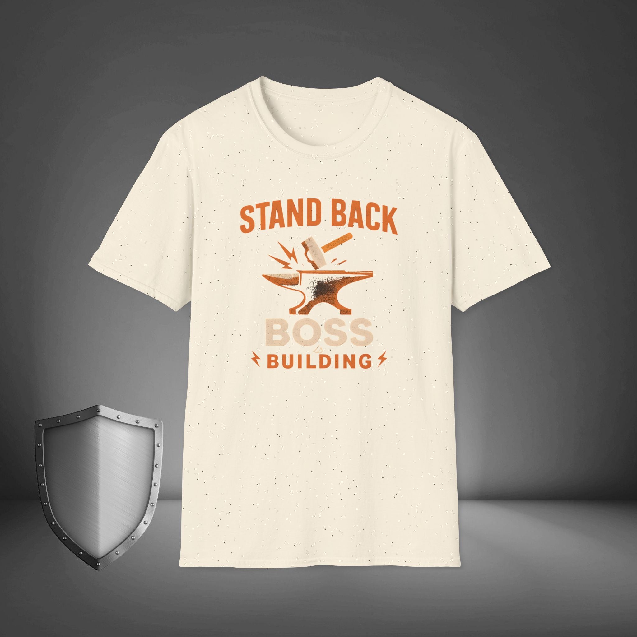 Stand Back Boss Is Building Entrepreneur Hustle Shirt, Business Mindset Tee, Startup Grind Apparel
