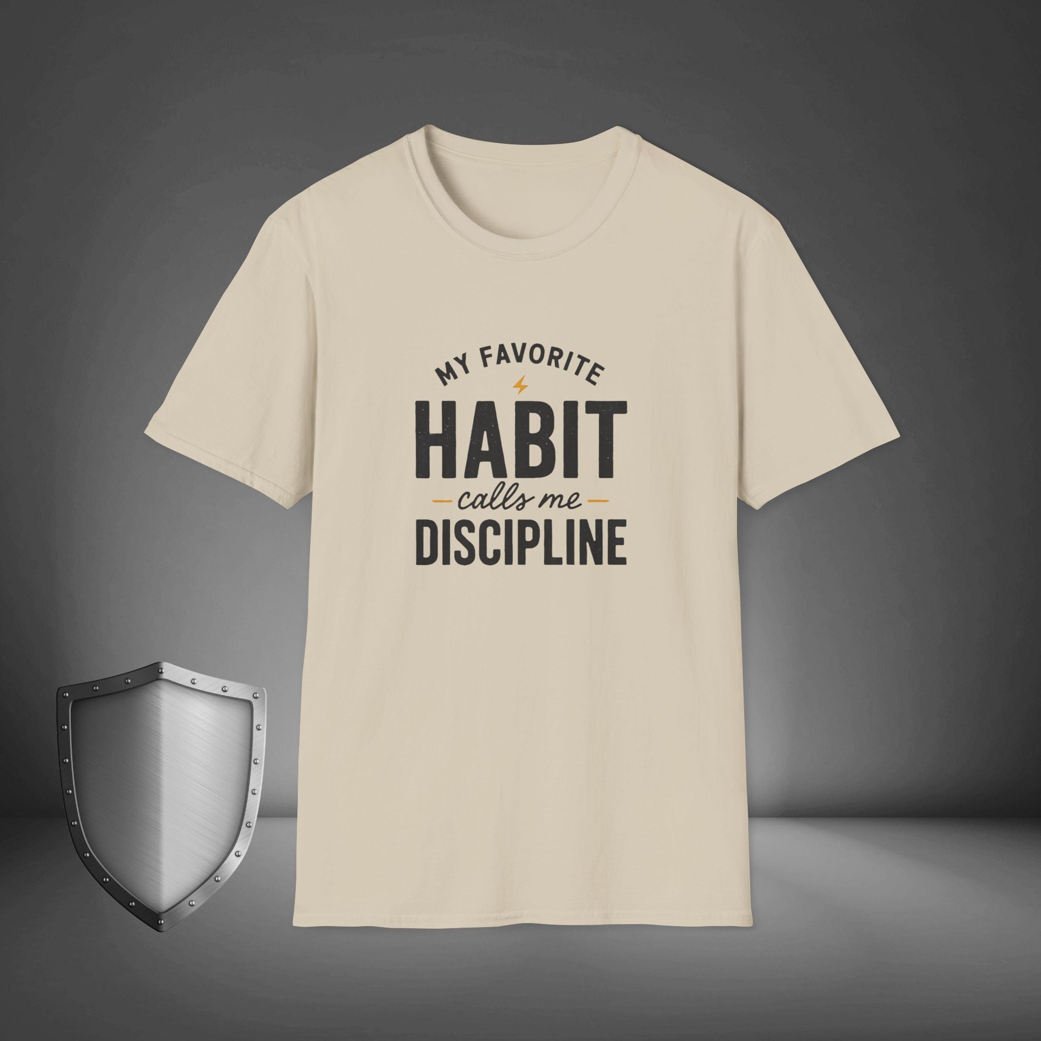 My Favorite Habit Calls Me Discipline Motivational Gym Shirt, Hustle Mindset Tee, Streetwear Confidence Apparel