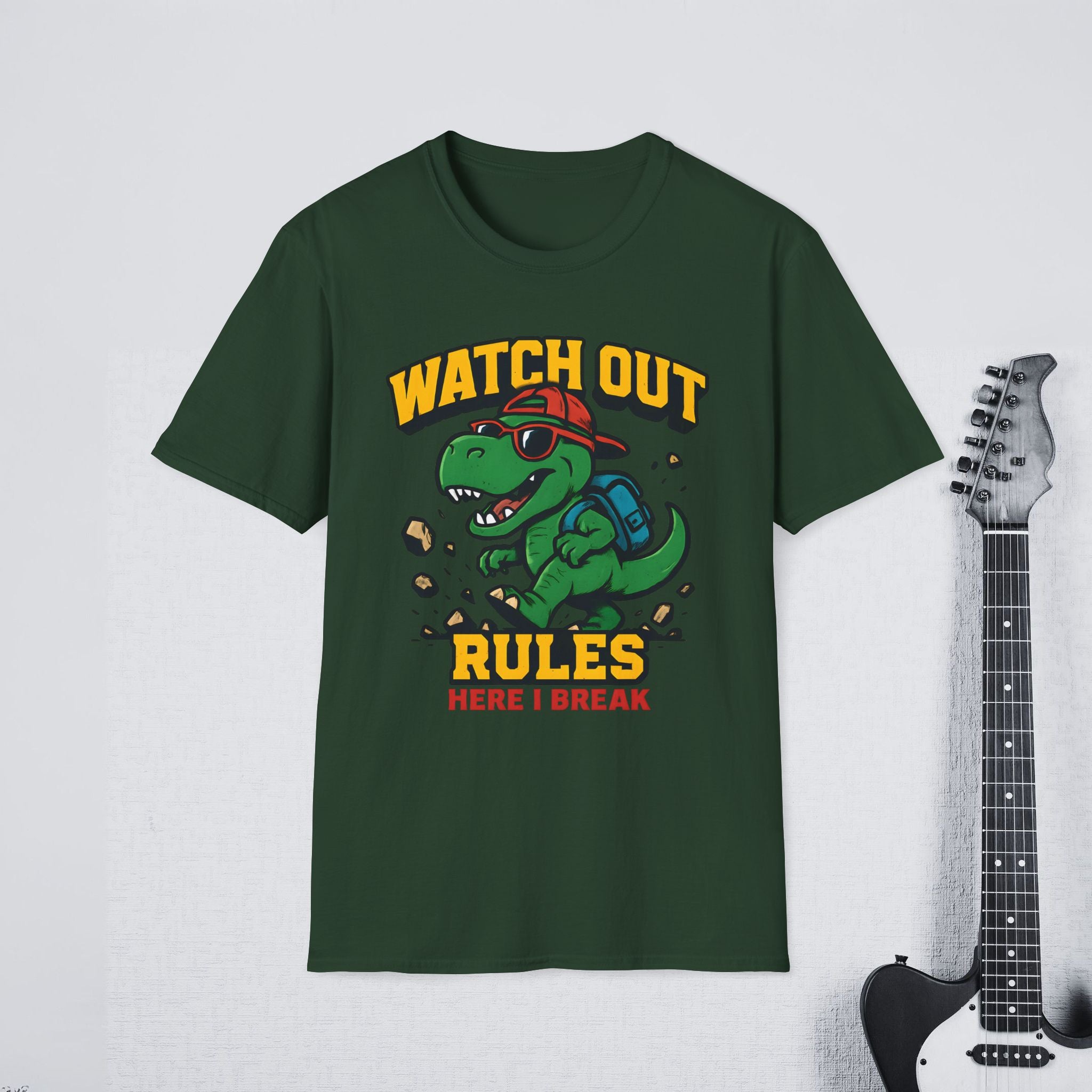 Watch Out Rule Here I Break Rebel Streetwear Shirt, Rule Breaker Tee, Savage Mindset Apparel