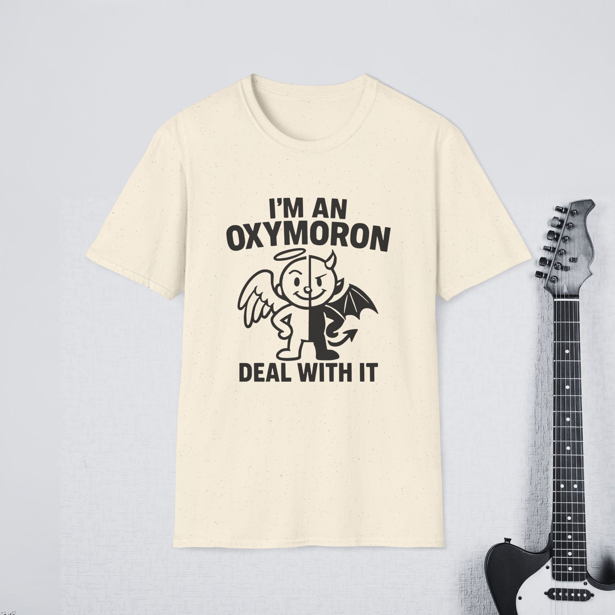 I’m an Oxymoron Deal With It Funny Sarcastic Shirt, Clever Humor Tee, Bold Personality Apparel