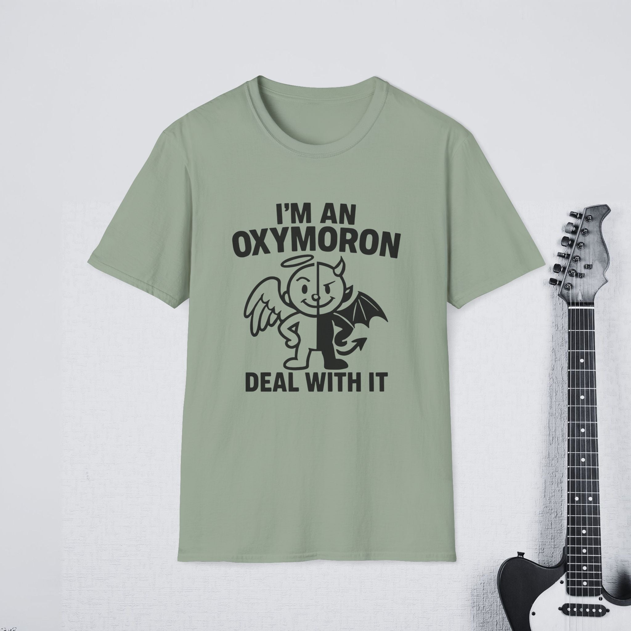 I’m an Oxymoron Deal With It Funny Sarcastic Shirt, Clever Humor Tee, Bold Personality Apparel