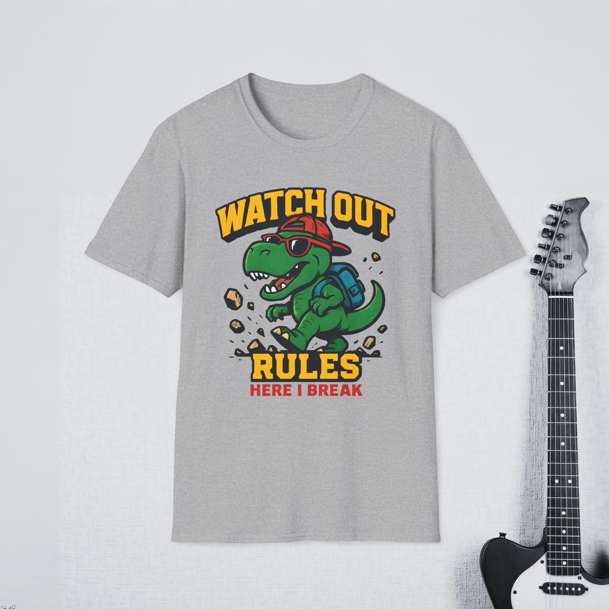 Watch Out Rule Here I Break Rebel Streetwear Shirt, Rule Breaker Tee, Savage Mindset Apparel