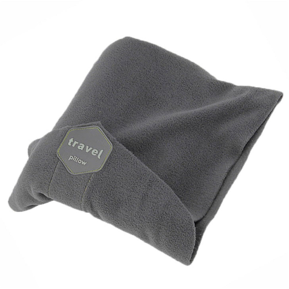Ultra-Light Travel Neck Pillow Scarf Upright Support for Planes, Trains & Road Trips