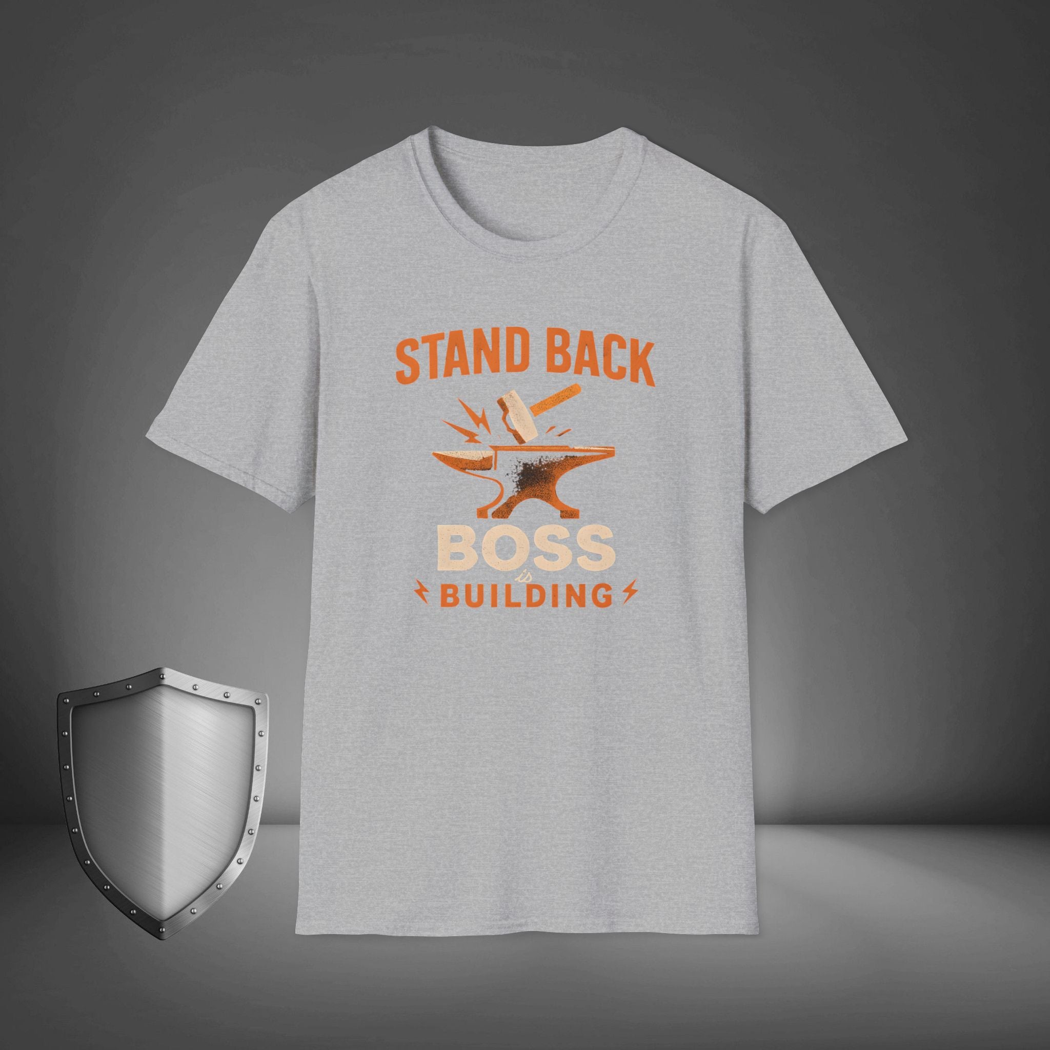 Stand Back Boss Is Building Entrepreneur Hustle Shirt, Business Mindset Tee, Startup Grind Apparel