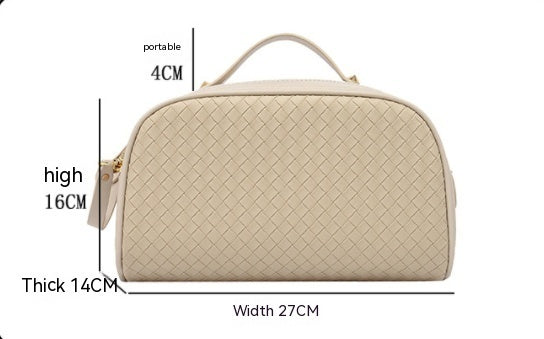 Portable Makeup and Toiletry Bag – Water-Resistant PU Travel Pouch for Everyday Use
