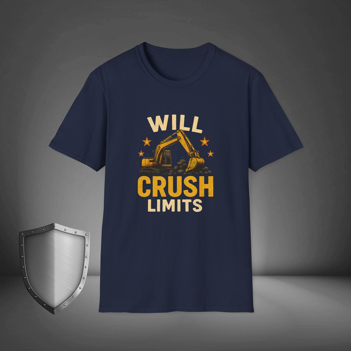 Will Crush Limits Gym Shirt, Fitness Grind Tee, Athlete Mindset Streetwear