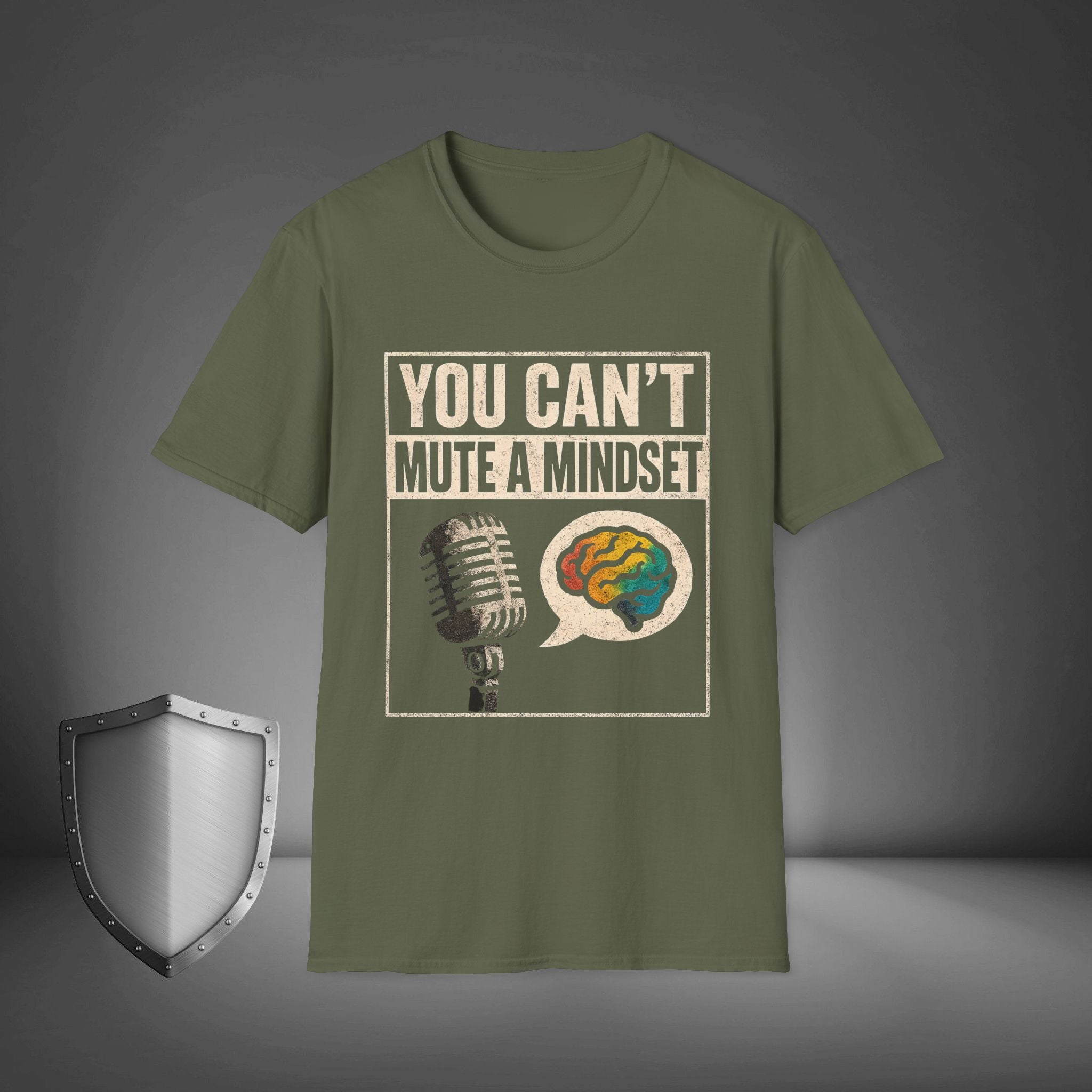 You Can’t Mute a Mindset Streetwear Shirt, Entrepreneur Grind Tee, Athlete Mindset Gift