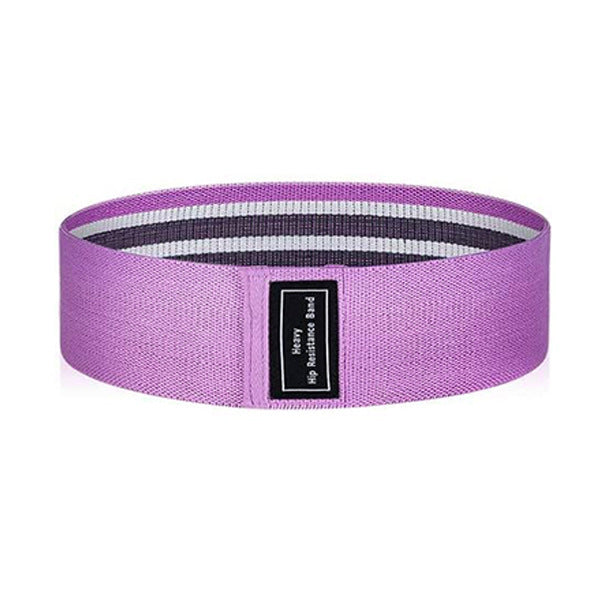 Hip Resistance Band for Squats & Yoga – Latex & Polyester Tension Ring for Home Workout & Muscle Toning