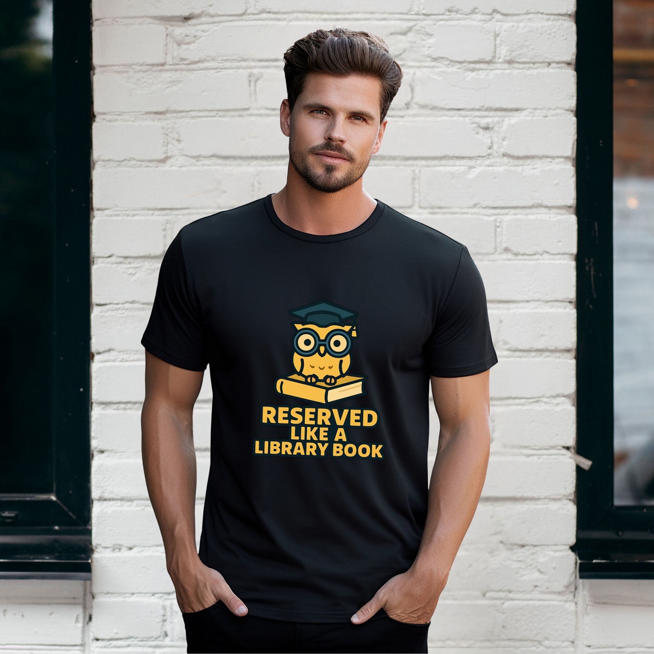 Reserved Like a Library Book Funny Introvert Shirt, Gamer Tee, Casual Wear, Book Lover Gift