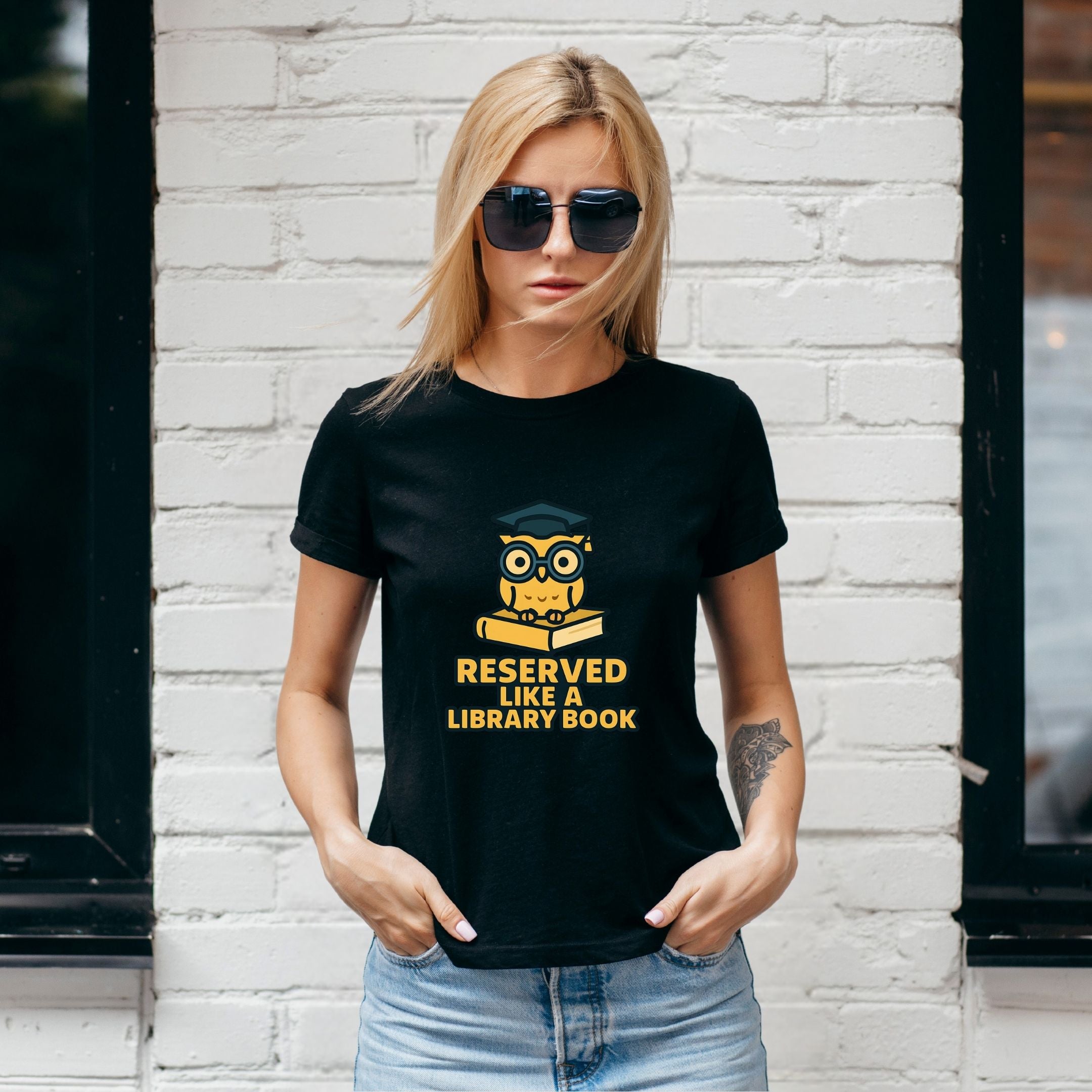 Reserved Like a Library Book Funny Introvert Shirt, Gamer Tee, Casual Wear, Book Lover Gift