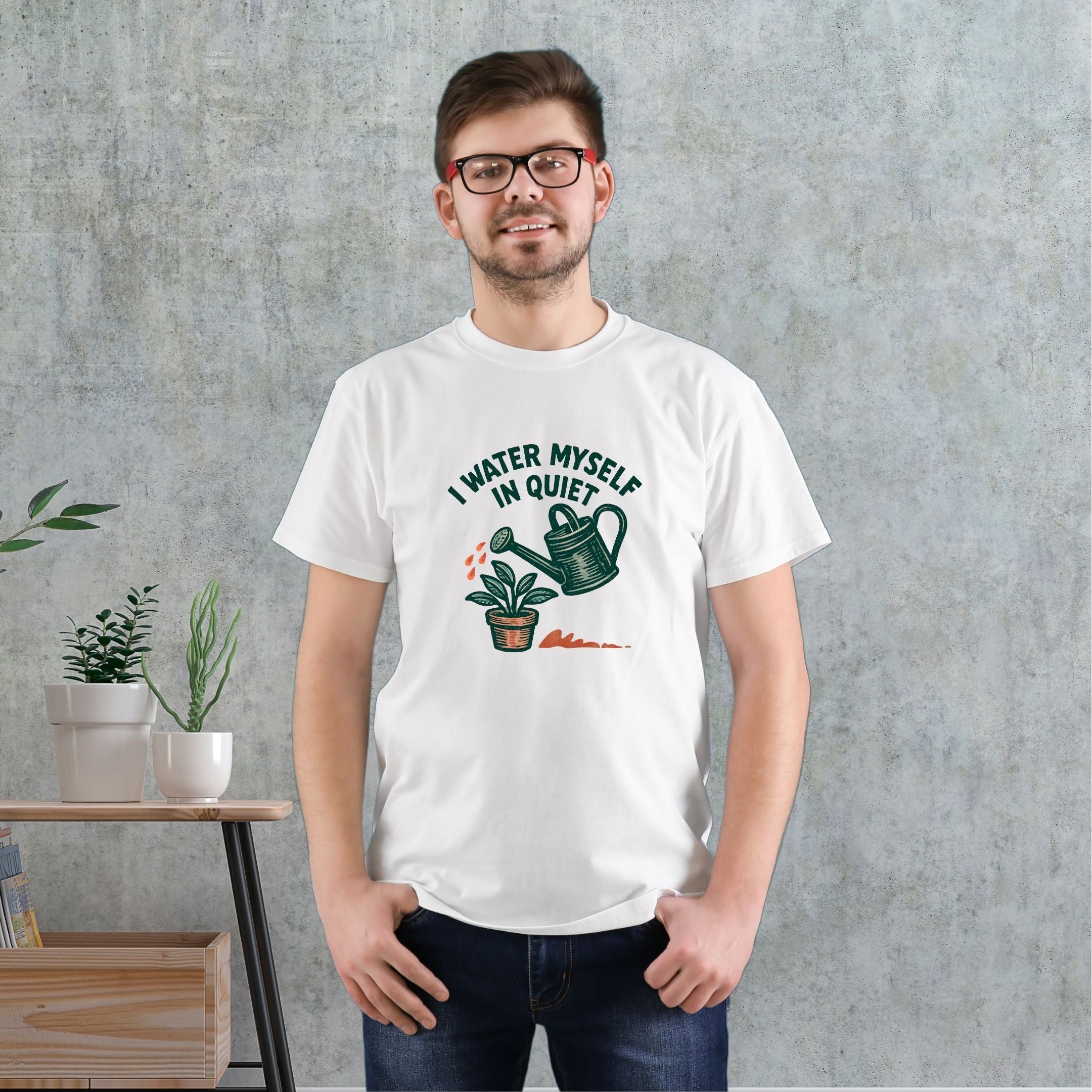 I Water Myself in Quiet Introvert Shirt, Self-Growth Tee, Mindfulness & Healing Gift