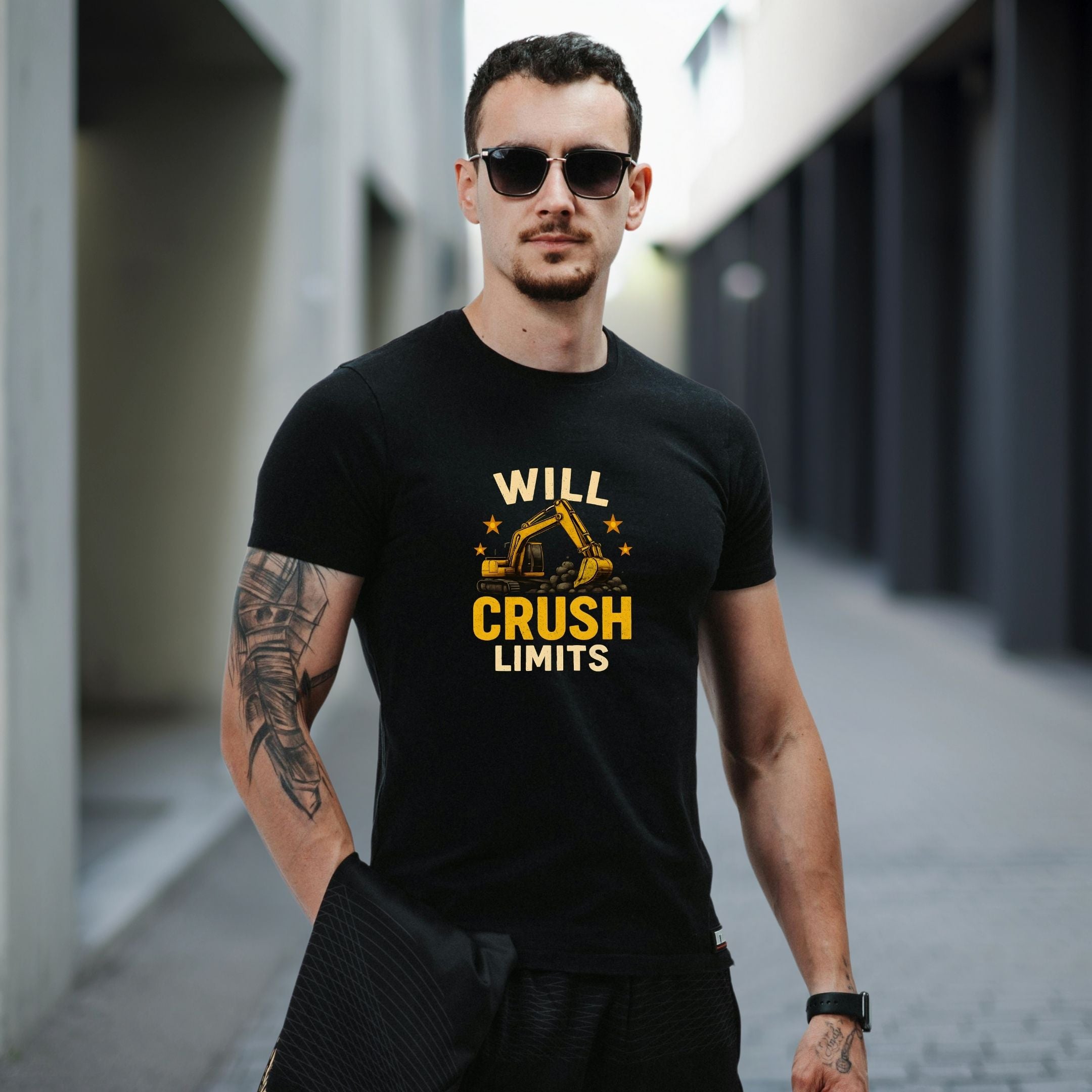 Will Crush Limits Gym Shirt, Fitness Grind Tee, Athlete Mindset Streetwear