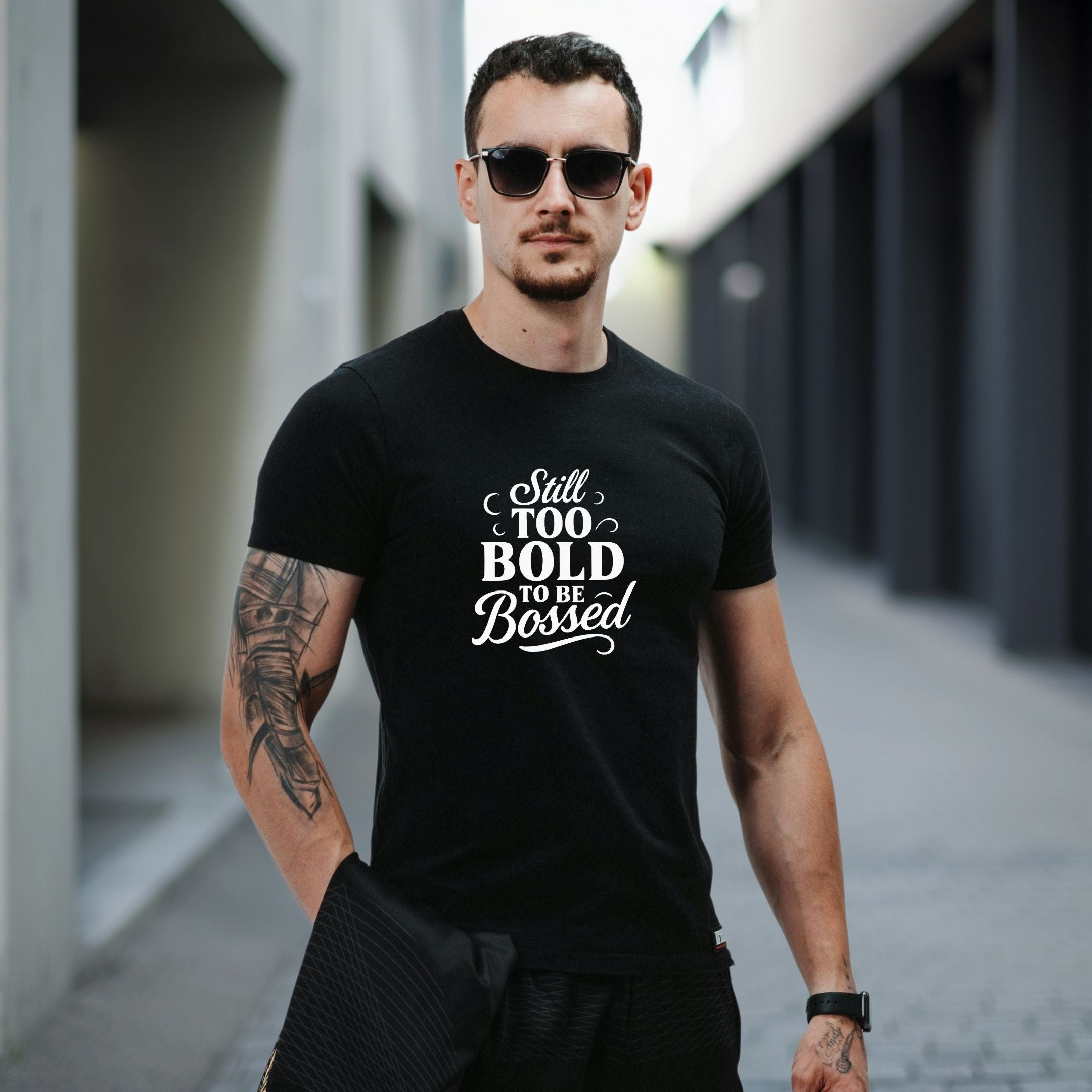 Still Too Bold to Be Bossed Confidence Statement Shirt, Empowerment Streetwear Tee, Unapologetic Gift